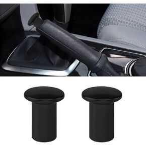 2 Pcs Turn Knob Drift Button, E-Brake Handle Handbrake Emergency Cover, Hand Spin Turn Lever Knob Lock Button, Aluminum Replacement Car Accessories Compatible with GT86, FRS, BRZ