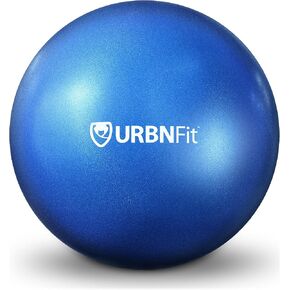 URBNFit Pilates Ball 9 Inch - Small Exercise Balls for Yoga, Barre, Physical Therapy, Stretching, Posture, Core Fitness – Mini Bender & Massager Ball for Back Pain with Workout Guide
