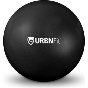 URBNFit Pilates Ball 9 Inch - Small Exercise Balls for Yoga, Barre, Physical Therapy, Stretching, Posture, Core Fitness – Mini Bender & Massager Ball for Back Pain with Workout Guide