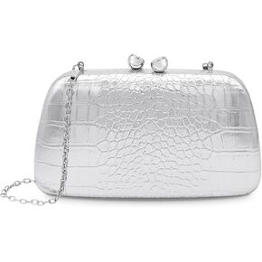 Embossed Crocodile-PU Clutch Bag Evening Bag