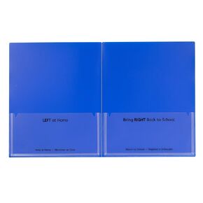 C-Line Classroom Connector School-to-Home Folders, Blue, 10 per Box (32505)