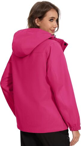 MAGCOMSEN Women's 3 in 1 Ski Jacket Water Resistant Winter Snow Coat Warm Fleece Lined Windproof Hiking Rain Outwear in Saudi Arabia
