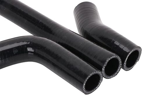 ATV Radiator Coolant Hoses Silicone for Raptor 700 700R YFM 700 700R 2006-2024 Black in Saudi Arabia