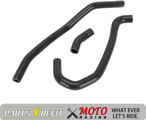 ATV Radiator Coolant Hoses Silicone for Raptor 700 700R YFM 700 700R 2006-2024 Black in Saudi Arabia
