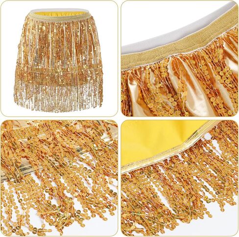 المرأة الترتر تنورة سباركلي هامش تنورة الهذيان ديسكو الفضاء راعية البقر الزي in Kuwait