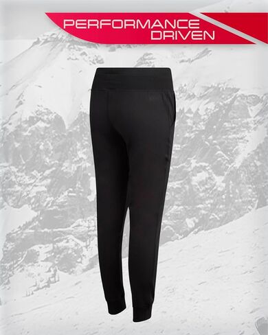 Spyder Women's Jogger Pants - Active Polar Fleece Athletic Workout Pants for Women with Thick Waistband and Drawstring (S-XL) in Saudi Arabia