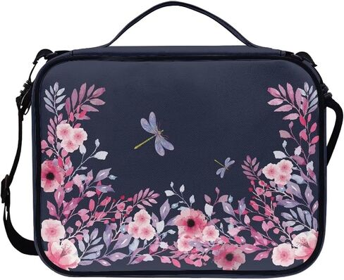 Bible Bags and Totes for Women with Verse, Portable Multi-Functional Bible Study Supplies Kit for Women Girls, Large Bible Covers for Women with Shoulder Strap Handle, Blue and Pink in Kuwait