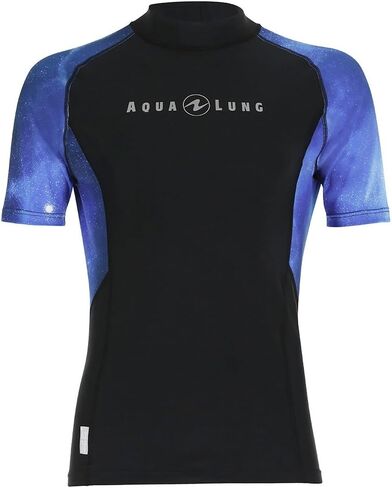 واقي الطفح الجلدي Galaxy Rash Guard للرجال بأكمام قصيرة من Aqua Lung in Saudi Arabia