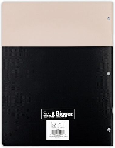 PlanAhead July 2024 - June 2026 Monthly Planner - 11"x8" 2 Year Academic Planner Notebook with Large Print - 3-Hole Punched Calendar Agenda for Student & Teacher - No Color Selection Available, Chosen Randomly in Saudi Arabia