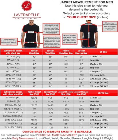 Laverapelle Men's Sword Black Genuine Lambskin Leather Biker Jacket - 1501533 in Saudi Arabia