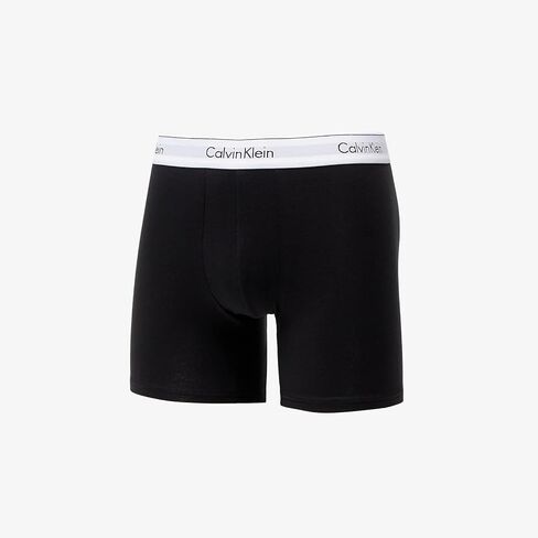 سروال بوكسر رجالي من Calvin Klein مصنوع من القطن القابل للتمدد مكون من 3 قطع، رمادي منقط/أسود/أبيض، مقاس متوسط in Saudi Arabia