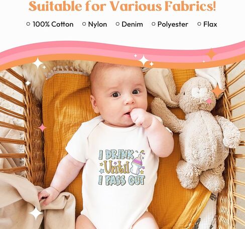 Kaciola 30 Sheets Baby Shower Games Iron on Transfers, Animal DTF Transfers Ready to Press Baby Bodysuit Making Stickers Iron on Decals for T Shirts Hoodie DIY Crafts (Animal) in Kuwait