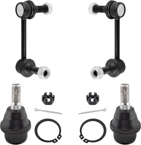 BOXI (Set of 4) Front Sway Bar End Links Lower Ball Joints Fit for Buick Rainier for Chevrolet SSR Trailblazer EXT/for GMC Envoy XL XUV/for Saab 9-7X Isuzu Ascender 2004-2008 | K80824 K80825 K6663 in Saudi Arabia
