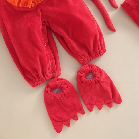 Baby Halloween Costumes Toddler Boys Cartoon Dinosaur/Lobster Costumes Newborn Cosplay Party Fancy Dress Up in Kuwait