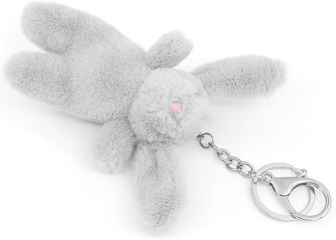 Cute Bunny Plush Keychain for Purse, 3.5" Inch Mini Rabbit Keychain for Backpack Purse Charm Gift for Girls Women in Kuwait