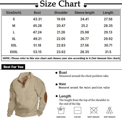Ymosrh Men's Sweatshirt European Size Outdoor Casual Standing Collar Long-Sleeved Sweater Crewneck Sweatshirts, S-5XL in Saudi Arabia