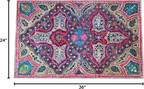 AMZALI Boho عداء البساط، 2x6 خمر ميدالية السجاد المتعثرة السجاد عداء قابل للغسل عدم الانزلاق منطقة البساط المدخل حصيرة الكلمة للممر المطبخ غرفة المعيشة غرفة النوم غرفة الغسيل in Kuwait