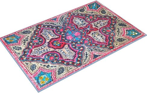 AMZALI Boho عداء البساط، 2x6 خمر ميدالية السجاد المتعثرة السجاد عداء قابل للغسل عدم الانزلاق منطقة البساط المدخل حصيرة الكلمة للممر المطبخ غرفة المعيشة غرفة النوم غرفة الغسيل in Kuwait