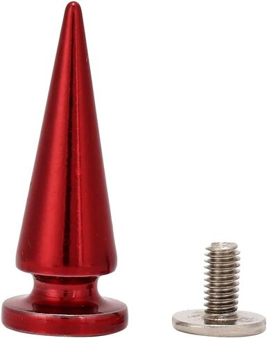 Tyenaza 10 Sets Cone Spikes, Copper Bullet Rivet Metal Screwback Studs Rivets for Punk Style DIY Leather Craft Bag Shoe (Blue) in Saudi Arabia