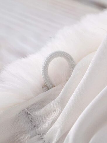Wedding Faux Fur Shawl Wrap Winter Stole Shrug Bridal Evening Cape Scarf Cover Up for Bride and Bridesmaids in Saudi Arabia