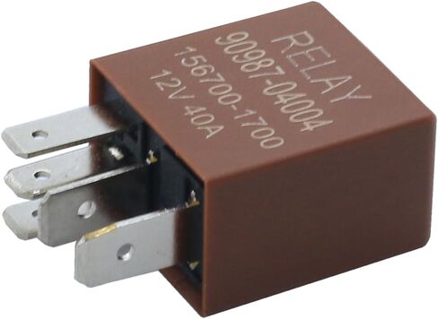 90987-04004 156700-0860 Cooling Fan Relay 5PINS 12V 40A Compatible with Toyota 18 Models,Compatible with Denso,Compatible with Lexus GS350 GS400 ES300 ES330 ES350 GS F (1) in Kuwait