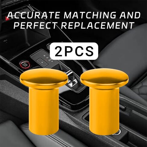 2 Pcs Turn Knob Drift Button, E-Brake Handle Handbrake Emergency Cover, Hand Spin Turn Lever Knob Lock Button, Aluminum Replacement Car Accessories Compatible with GT86, FRS, BRZ in Kuwait