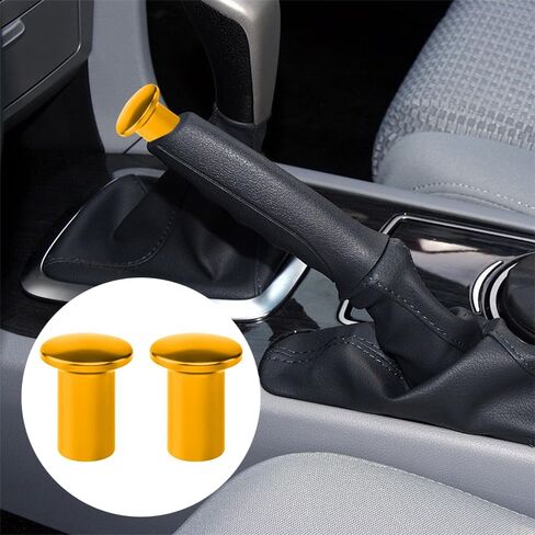 2 Pcs Turn Knob Drift Button, E-Brake Handle Handbrake Emergency Cover, Hand Spin Turn Lever Knob Lock Button, Aluminum Replacement Car Accessories Compatible with GT86, FRS, BRZ in Kuwait