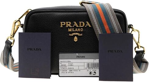 حقيبة برادا ميلانو من الجلد باللون الأسود 1BH096 in Kuwait