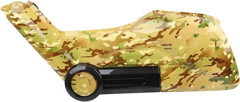 مجموعة هدايا Mokuo Mtorcycle من مادة ABS متوافقة مع Honda Navi 2022 2023، غطاء جانبي أصفر مموه + غطاء خفيف للرأس in Kuwait