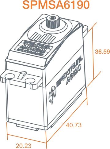 Spektrum A6190 Standard Metal Gear HV Aircraft Servo, SPMSA6190 in Saudi Arabia