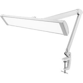 2300 Lumens Ultra Bright LED Desk Lamp – Professional Eye Care Task Light 5 Level Adjustable Brightness & Color Temperature, for Home Office, Architecture, Beauty (CCT, Dimming, White)