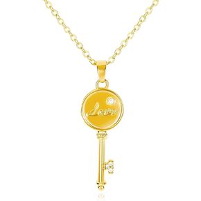 Gold Feather Flower Rudder Key Elephant Pendant Necklace for Women, 18K Gold Plated Vintage Simple Feather Smiling Faces Star Crowns Doves of Peace Love $ Four-leaf Clovers Crosses Pendant Necklaces