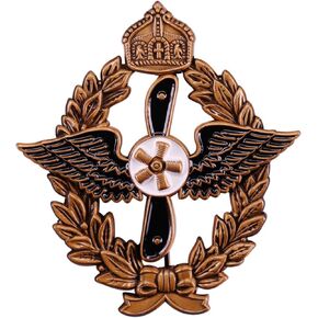 WW2 World War 2 German Black Wing Propeller Luftwaffe Air Oak Leaf Badge Pin