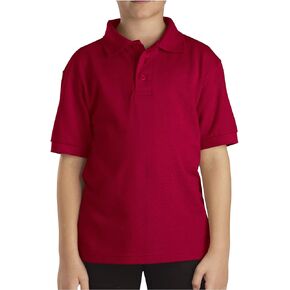 Dickies Boys' Short Sleeve Pique Polo