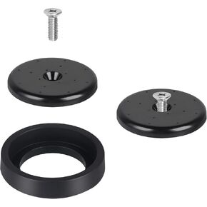 Pre-Rinse Spray Valve Repair Kit 1.42 GPM High Flow Spray Face and Bumper for Most Commercial Kitchen Faucet Sprayer, Bumper and Screw Repair Kit, Black