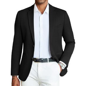 COOFANDY Men's Casual Blazer Slim Fit Sport Coats Two Button Knit Textured Suit Jacket