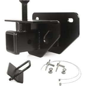 Trailer Tow Hitch Receiver with Hitch Tightener Kit Compatable with 2003-2018 Ram 1500 (19-22 Classic) 03-13 Ram 2500 Ram 3500,2 inch Open Receiver Hitch Kit fit Rear Tube Bumper (1Pack)