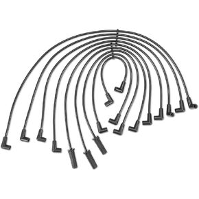 A-Premium Spark Plug Wire Compatible with Chevrolet Camaro 1987-1988 & Pontiac Firebird 1987-1988, 5.0L, 5.7L