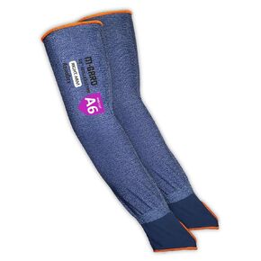 MAGID M-GARD AeroDex ADS 18-Gauge Ultra-Cool, Extremely Lightweight Elastic Bicep Sleeve with Thumb Slot (72 Pairs)- Cut Level A6-18 Inch
