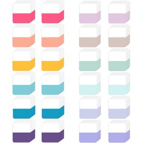 Colored Sticky Tabs, 240 Pcs 1 Inch Sticky Index Tabs for Notebooks Book Annotation Tabs Repositionable Page Tabs Self Adhesive Page Markers for Textbooks Bible File Classification Planner