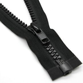 Leekayer 2PCS #5 29 Inch Separating Jacket Zippers for Sewing Coats Jacket Zipper Black Molded 73cm Plastic Zippers Bulk (29" 2pc)