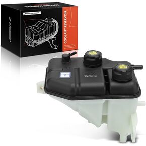A-Premium Coolant Overflow Recovery Expansion Tank with Cap Compatible with Maserati Ghibli 2014-2018, Levante 2017-2019 , Quattroporte 2013-2018, Replace# 670031651