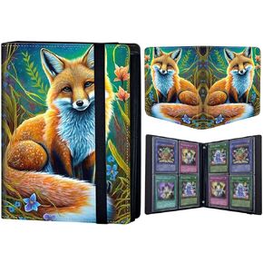 DEGDFSGR Trading Card Binder 30Pages/240Cards, Big Cat Eyes, Polypropylene Material, Secure Cards, Portable, Gift