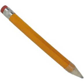 قلم رصاص كبير الحجم جامبو أصفر رقم 2