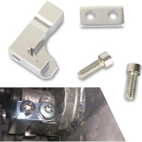 1 PC Car Intake Manifold Holder Accessories with Installation Bolts, Waterproof Durable Metal Vehicle Repair Bracket Kit, OEM #03L129711E Compatible with Volkswagen Audi Skod (Silver)
