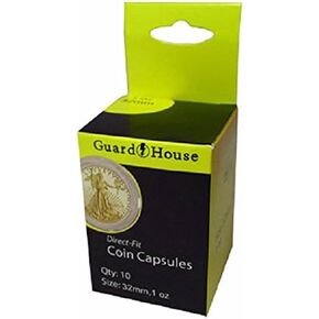 Guardhouse Direct Fit Coin Capsules, 1 oz Gold Eagle 32mm, 10 Pack in Saudi Arabia