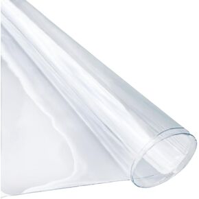 ONEART | Super Clear Multi Purpose PVC Vinyl-12 Gauge Waterproof Transparent Vinyl Sold by The Yard, 1 Yard