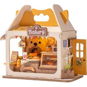 DIY Mini House Building Miniature Kit Milkbox, Miniverse Lifestyle Bookshelf Decoration, Cute Craft Kits for Women or Girls 14+, Kawaii Gifts Hobbies for Crafters (Strawberry Milkbox)