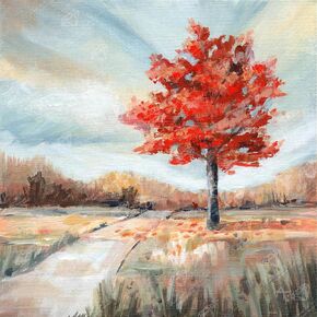 مجموعة طلاء الماس الأحمر الكبير من DIAMOND ART CLUB، حرف يدوية ممتعة للبالغين، قماش فني دائري للمبتدئين، 9 بوصة × 9 بوصة (22.8 سم × 22.8 سم) in Kuwait