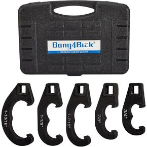 Tie Rod and Pitman Arm Adjusting Tool Set, Five Sizes Tie Rod Adjusting Tool Compatible with Most Tie Rod Adjustment Applications